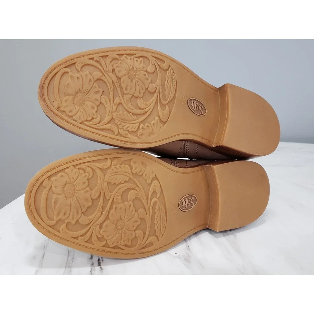 NEW NO BOX SZ 6.5 Sofft Women's Shootie Naisbury Light Taupe Tan Slip on Shoes